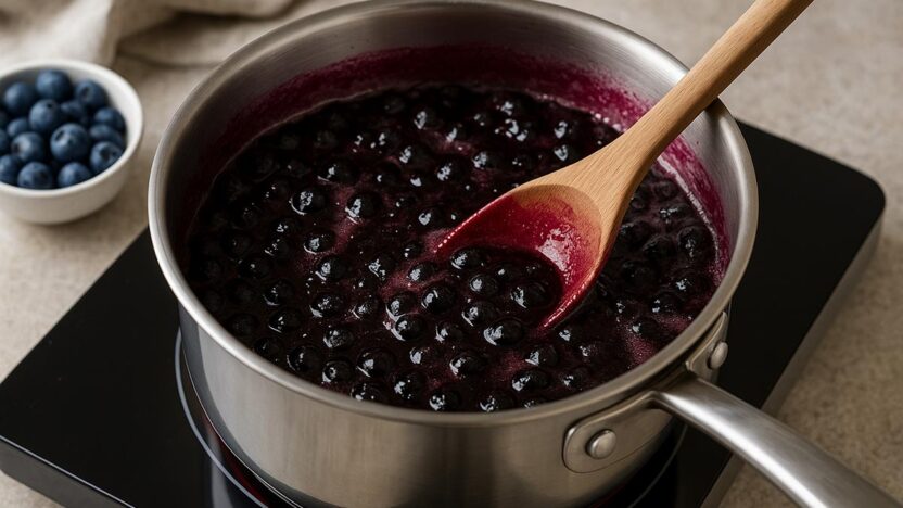 Kaip virti naminę mėlynių uogienę vos per kelias minutes