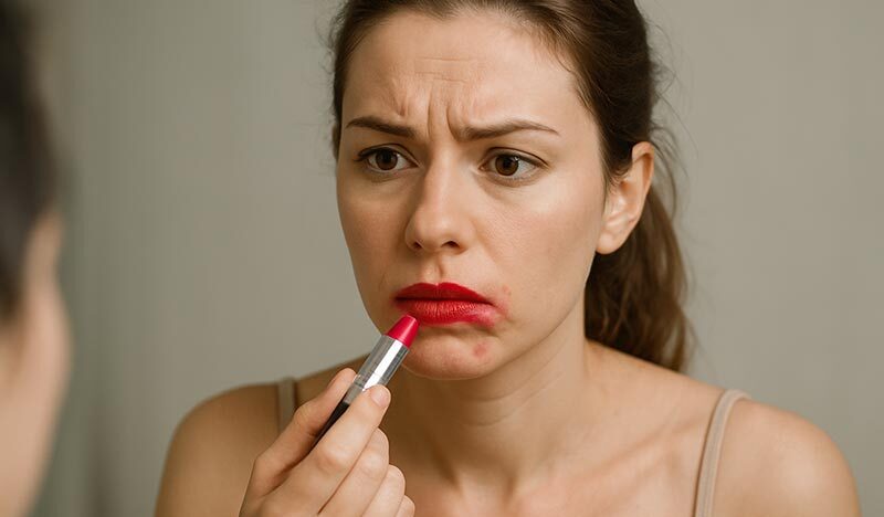Lūpų dažymo klaidos, kurias daro daugelis moterų